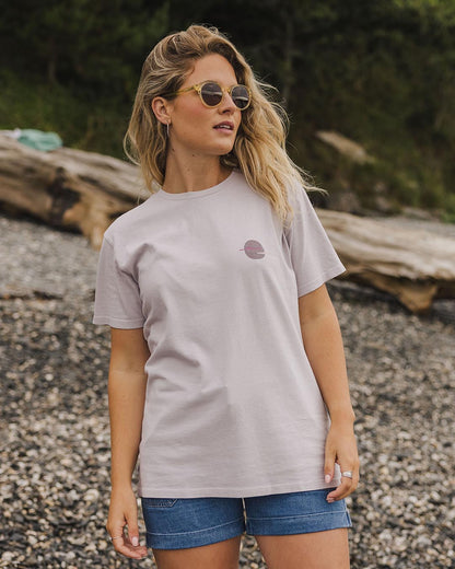 Dreamer Oversized Recycled Cotton T-Shirt - Orchid Hush