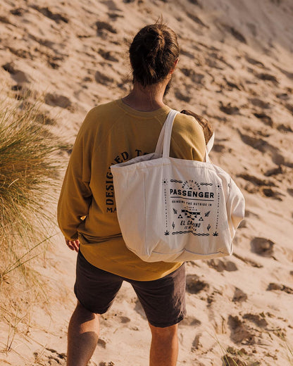 Male_Sunrise Organic Tote Bag - Off White El Camino