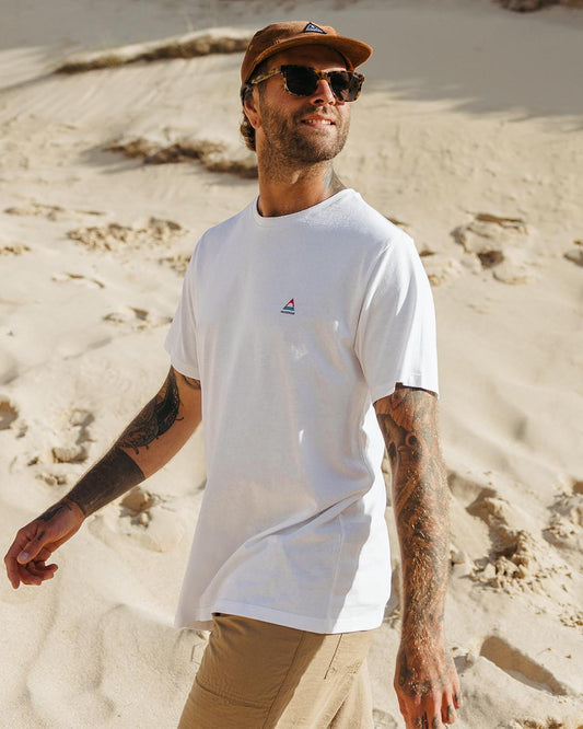 Classic Logo Recycled Cotton T-Shirt - White