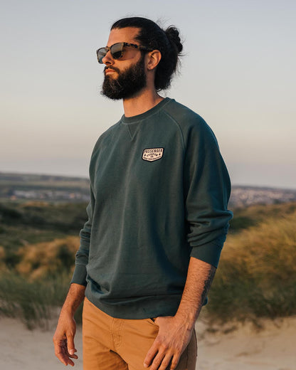 Cruiser Recycled Cotton Sweatshirt - Mediterranean