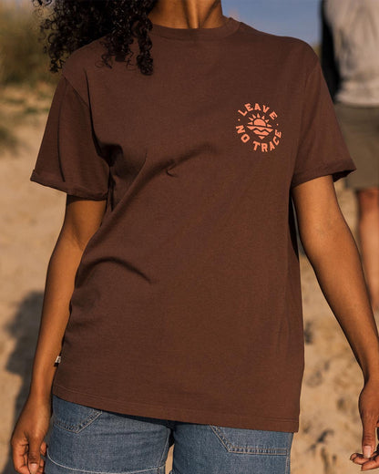 Wildly Recycled Cotton T-Shirt - Chestnut