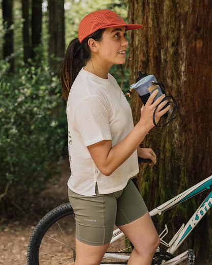 Route Recycled Cycling Short - Dusty Olive