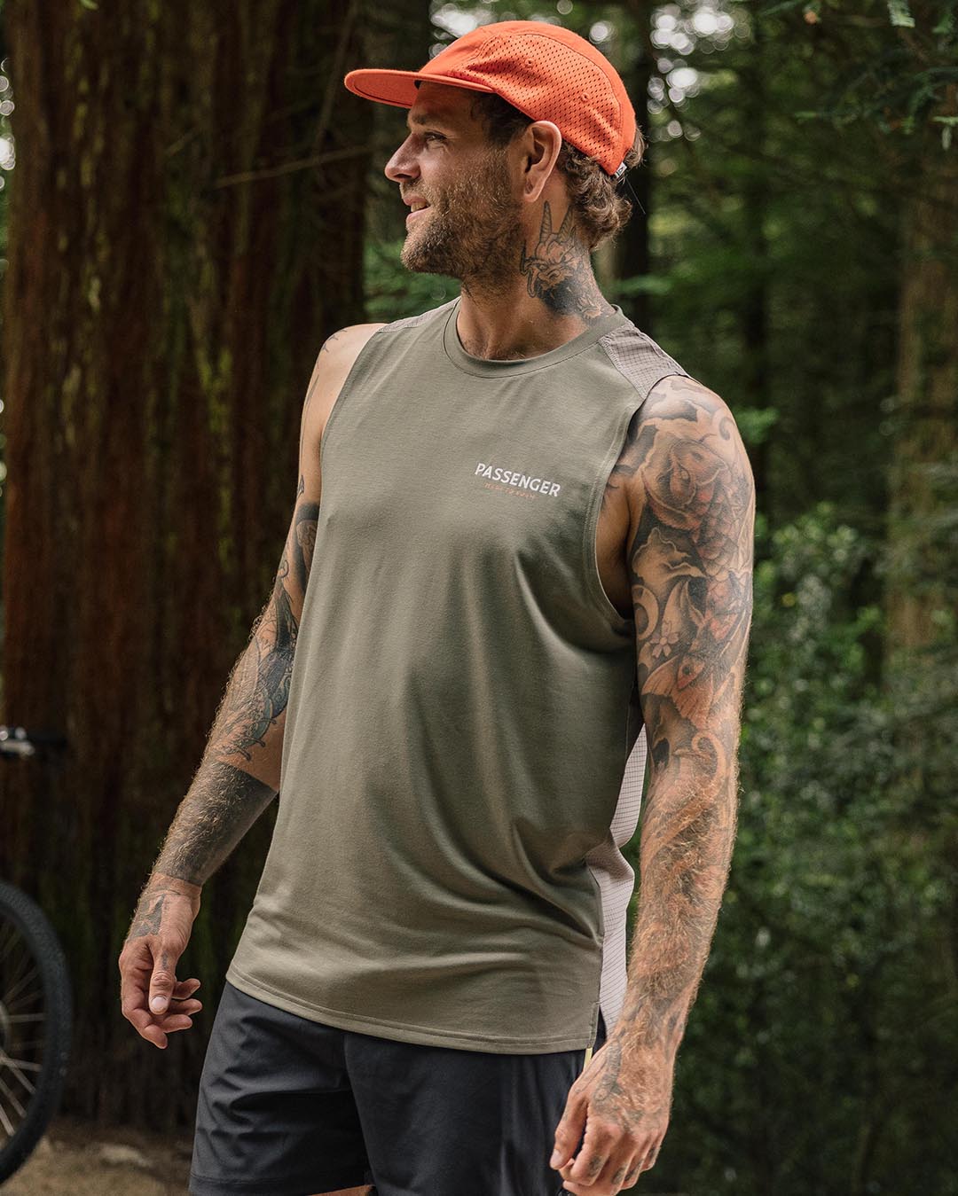 Calling Active Recycled Vest - Dusty Olive