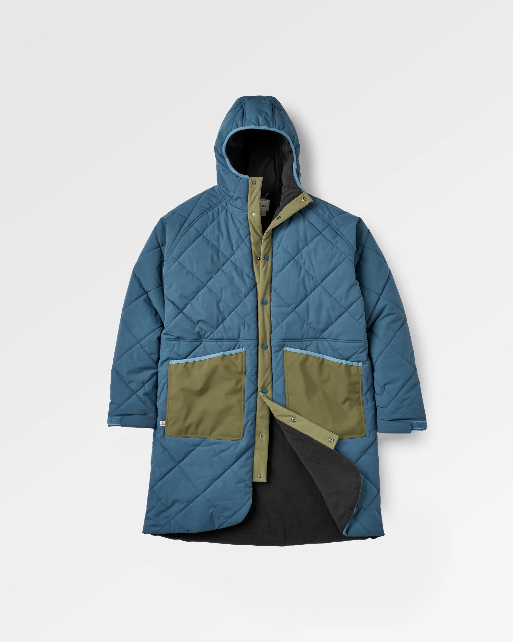 Campscape Fleece Lined Parka Khaki/Dark Denim – Passenger
