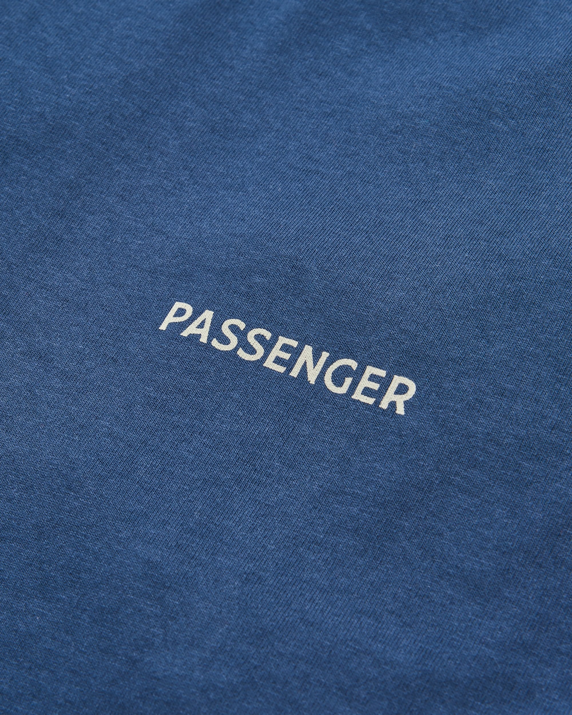 Roamer Men's Recycled Cotton T-Shirt - Rich Navy - Flatlay