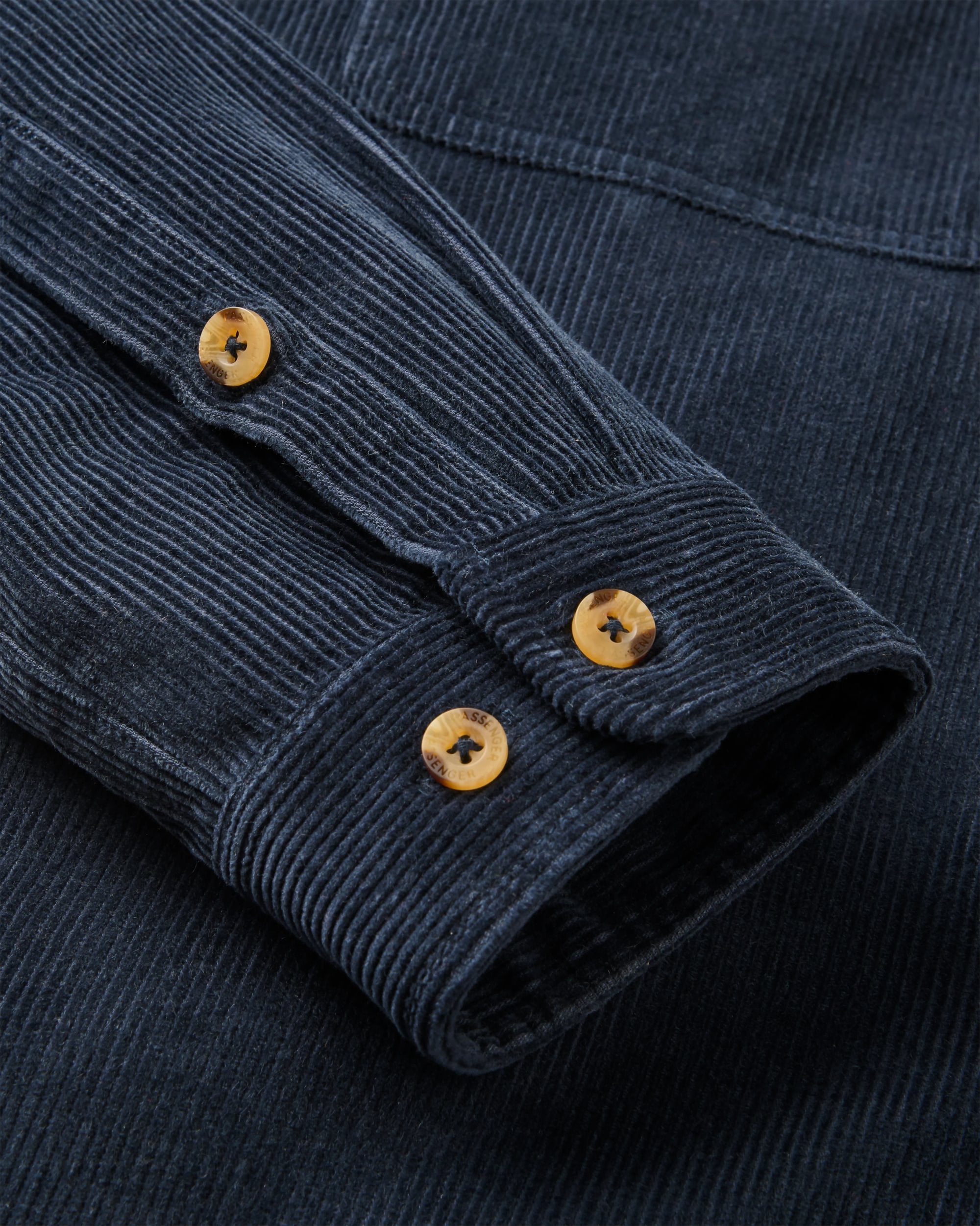 Backcountry Cord Shirt - Deep Navy - Flatlay