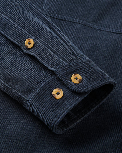 Backcountry Cord Shirt - Deep Navy - Flatlay