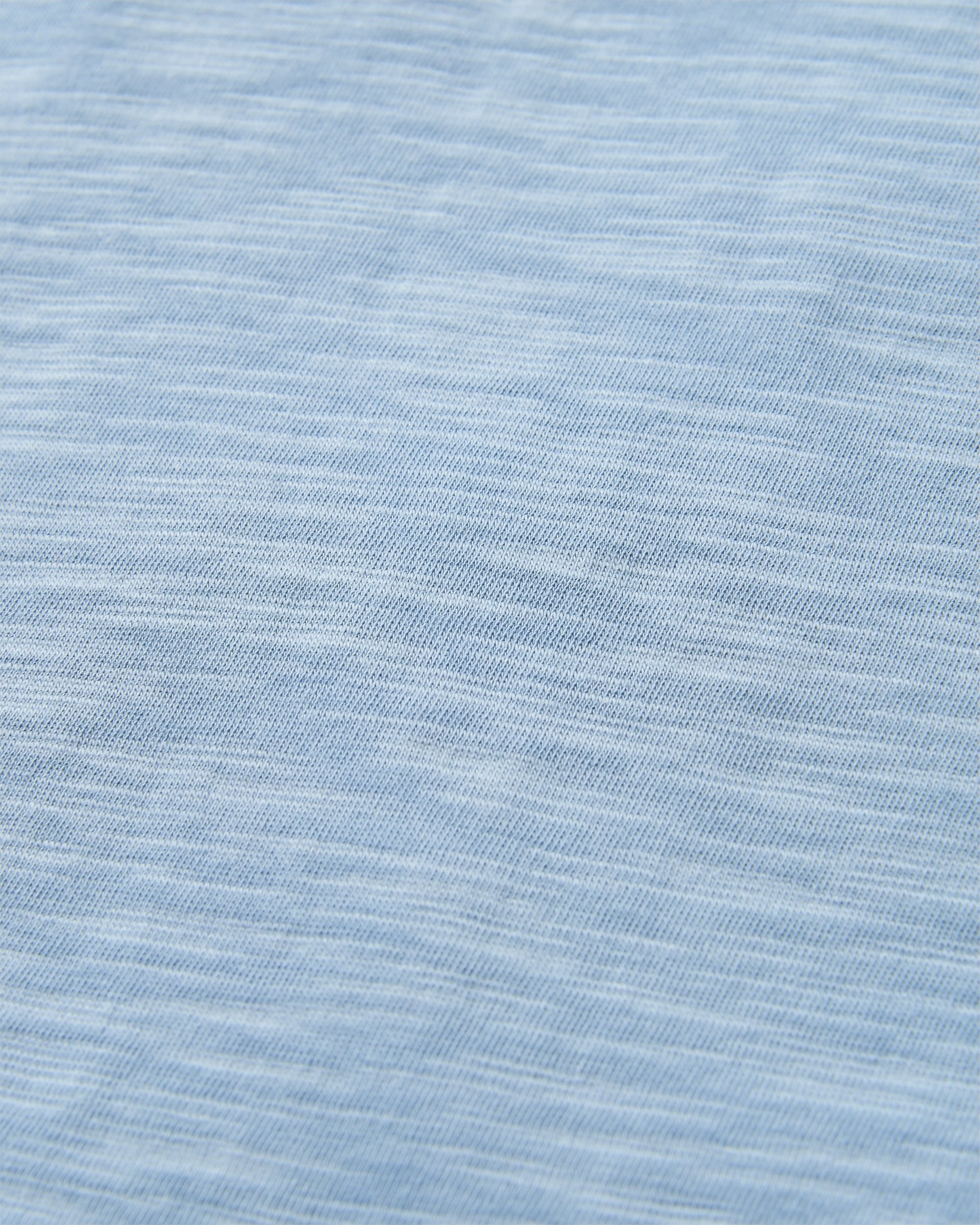 Laidback Recycled Cotton T-Shirt - Faded Denim - Flatlay