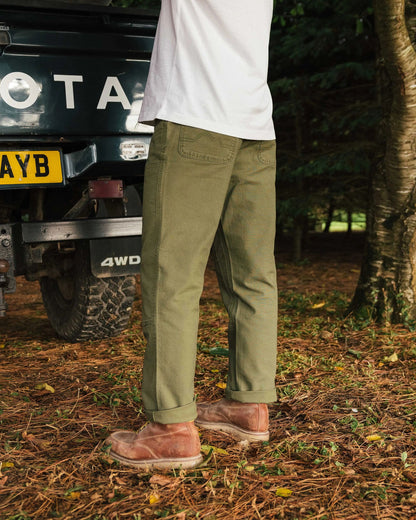 Vantage Organic Cotton Trouser - Khaki - Lifestyle
