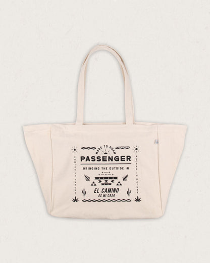 Sunrise Organic Cotton Tote Bag Off White – Passenger