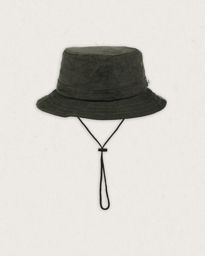 Forest Recycled Cord Hat - Khaki