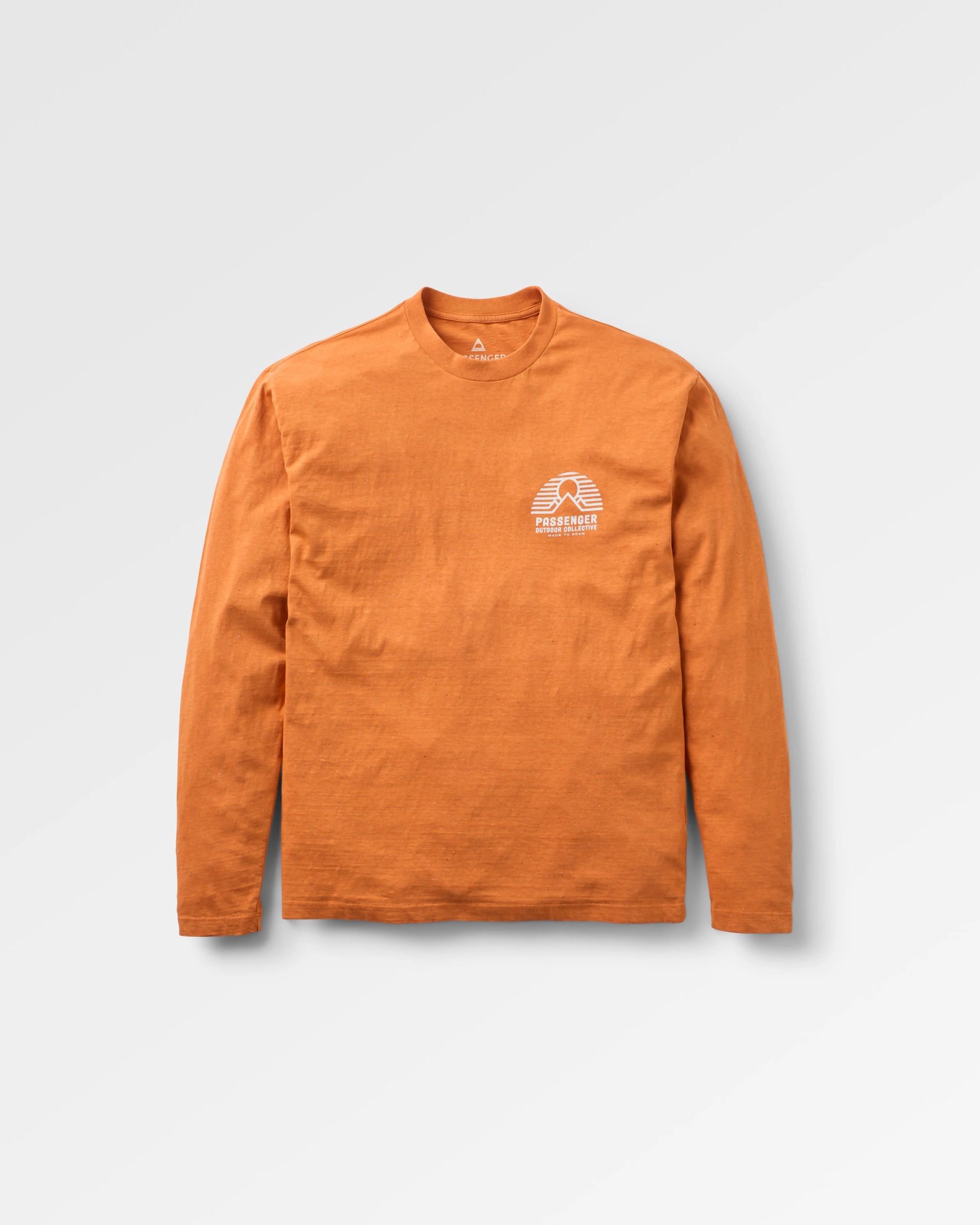 Elbio Relaxed Fit LS T-Shirt Sunset Orange Marl – Passenger