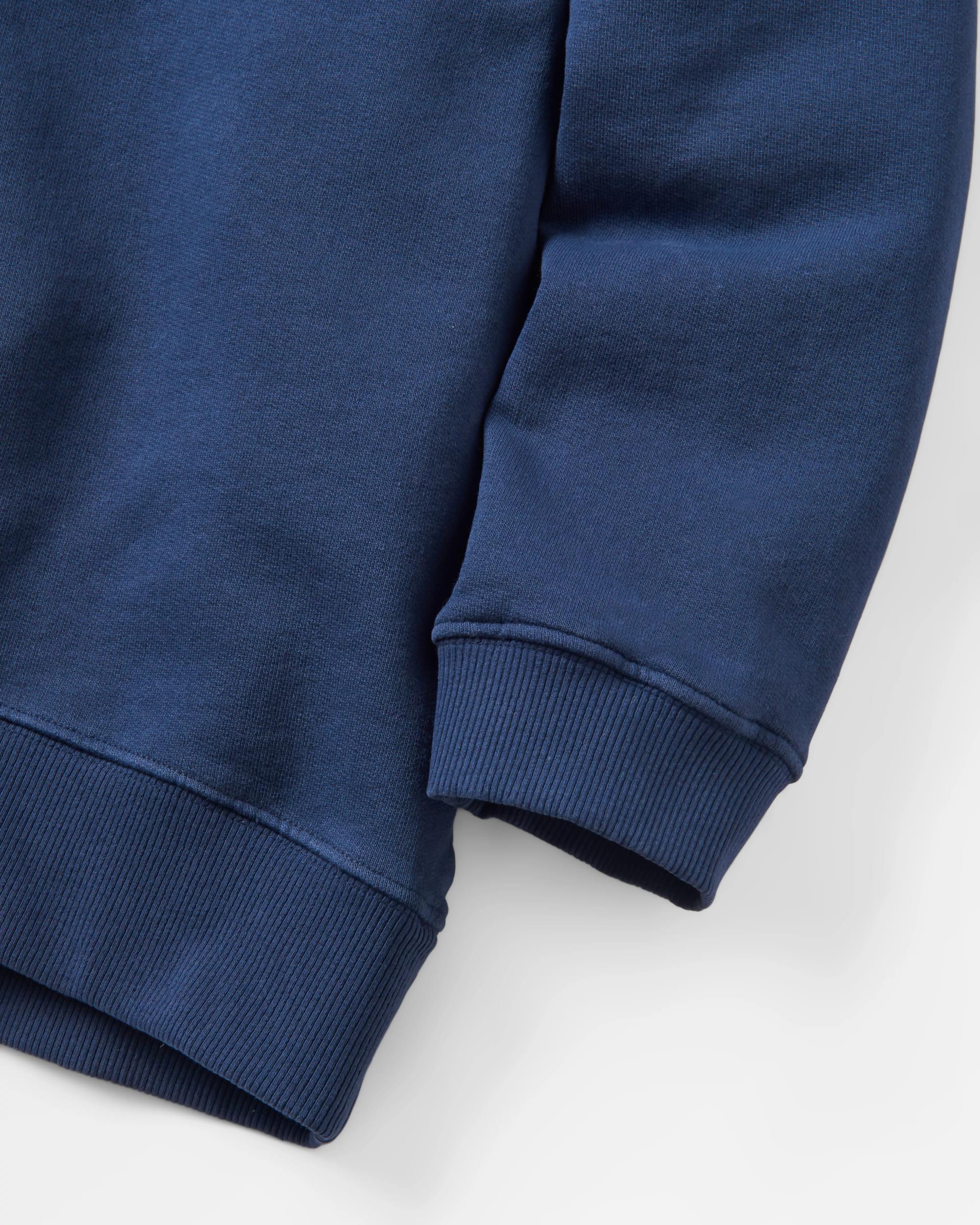 Outlook Sweatshirt - Rich Navy - Flatlay