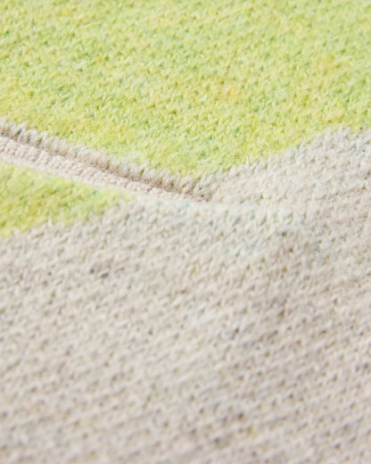 Scenic Recycled Long Knitted Cardigan - Scenic Azure Blue - Flatlay