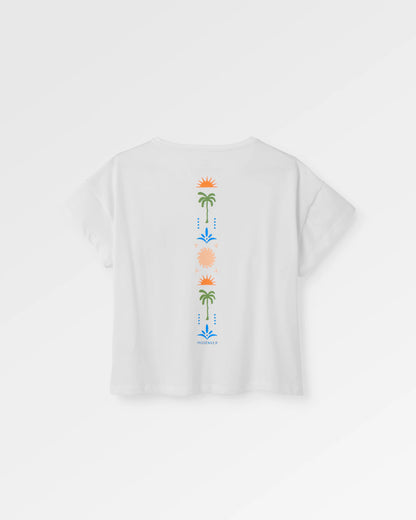 Stack Pocket T-Shirt - White - Flatlay