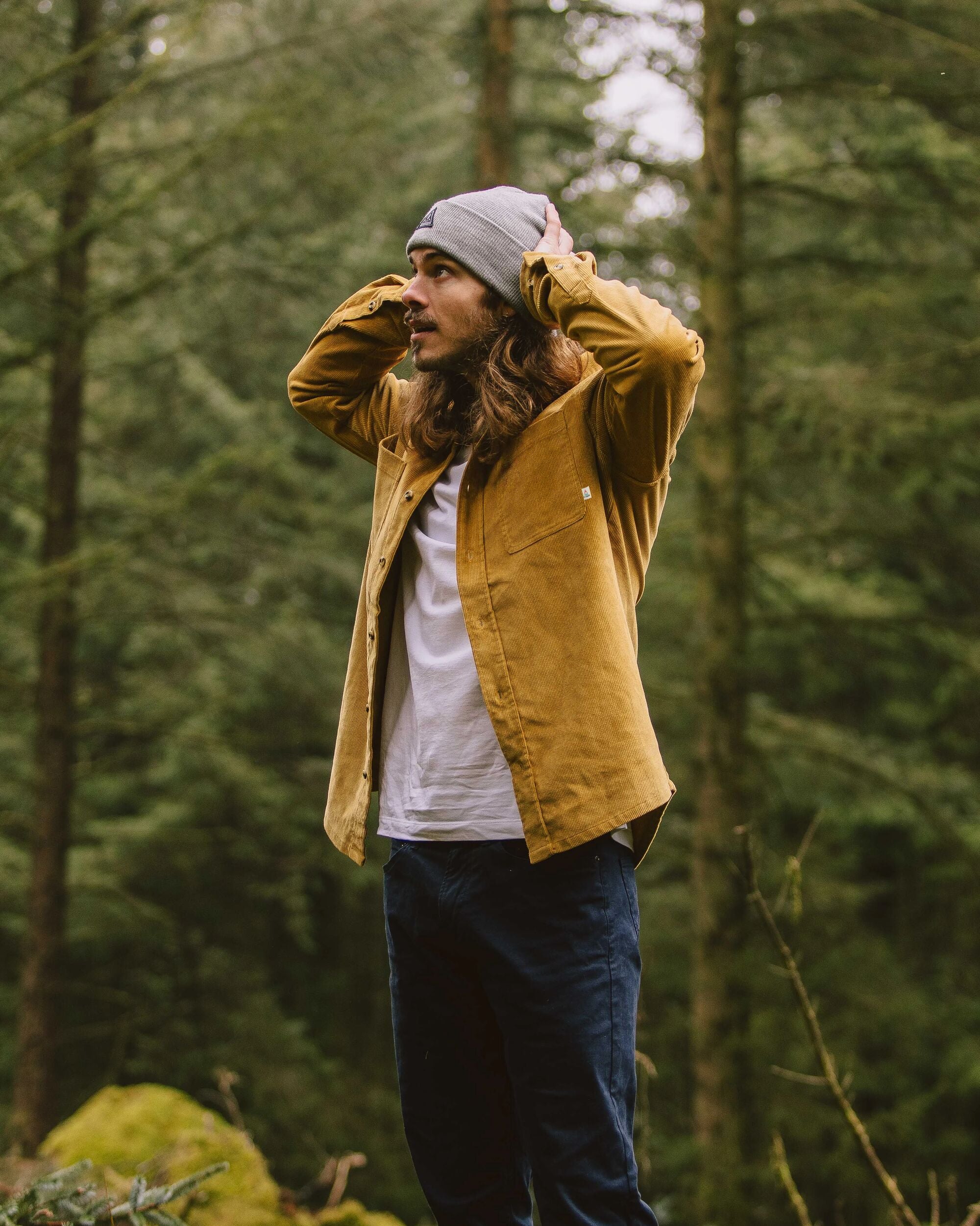 Backcountry Cord Shirt - Mustard Gold - Lifestyle