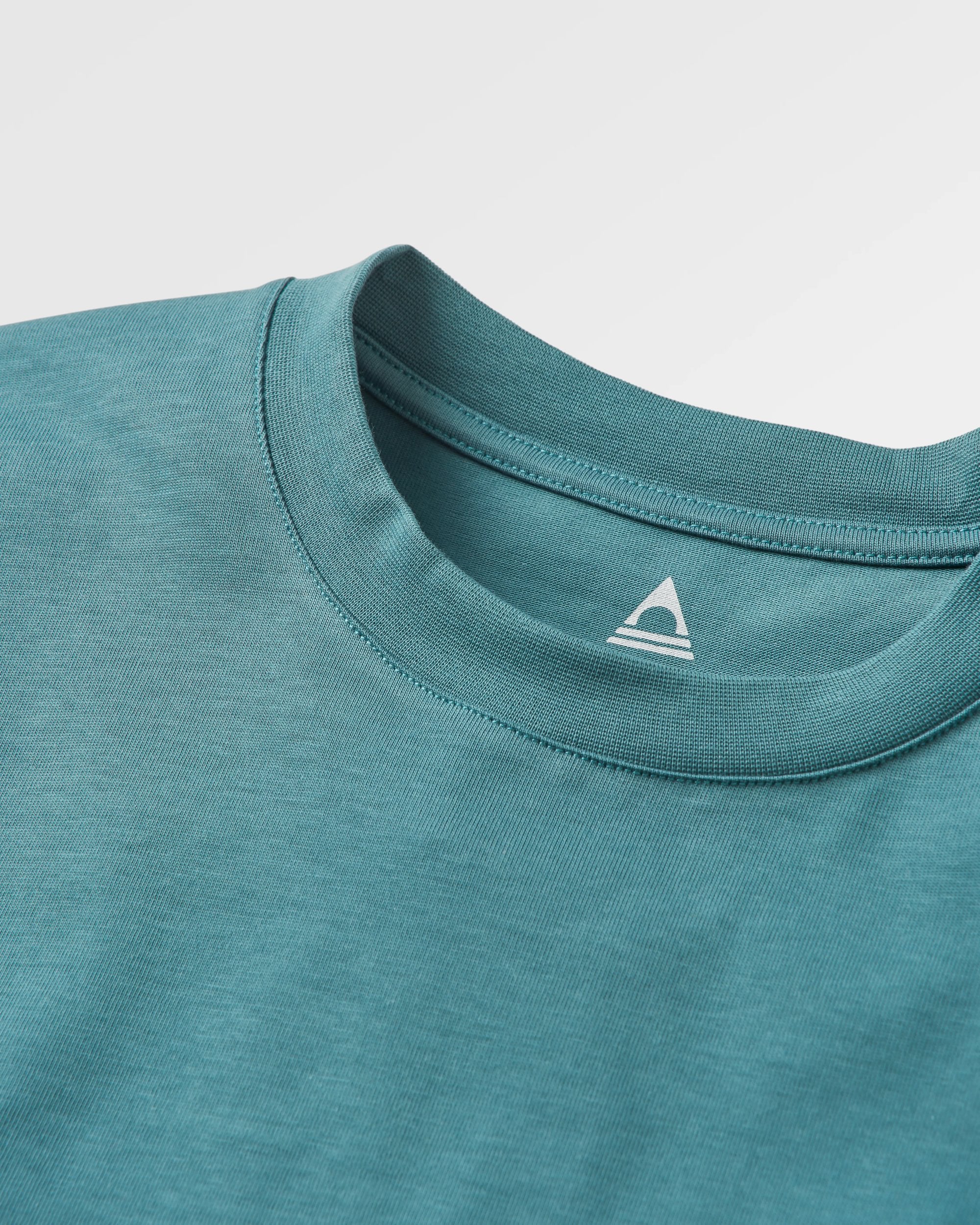 Vita Organic Relaxed Fit T-Shirt - Deep Ocean - Flatlay