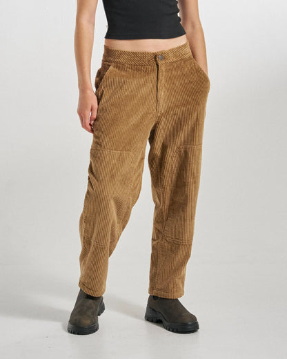 Bracken Lined Trouser - Caramel - Studio Model