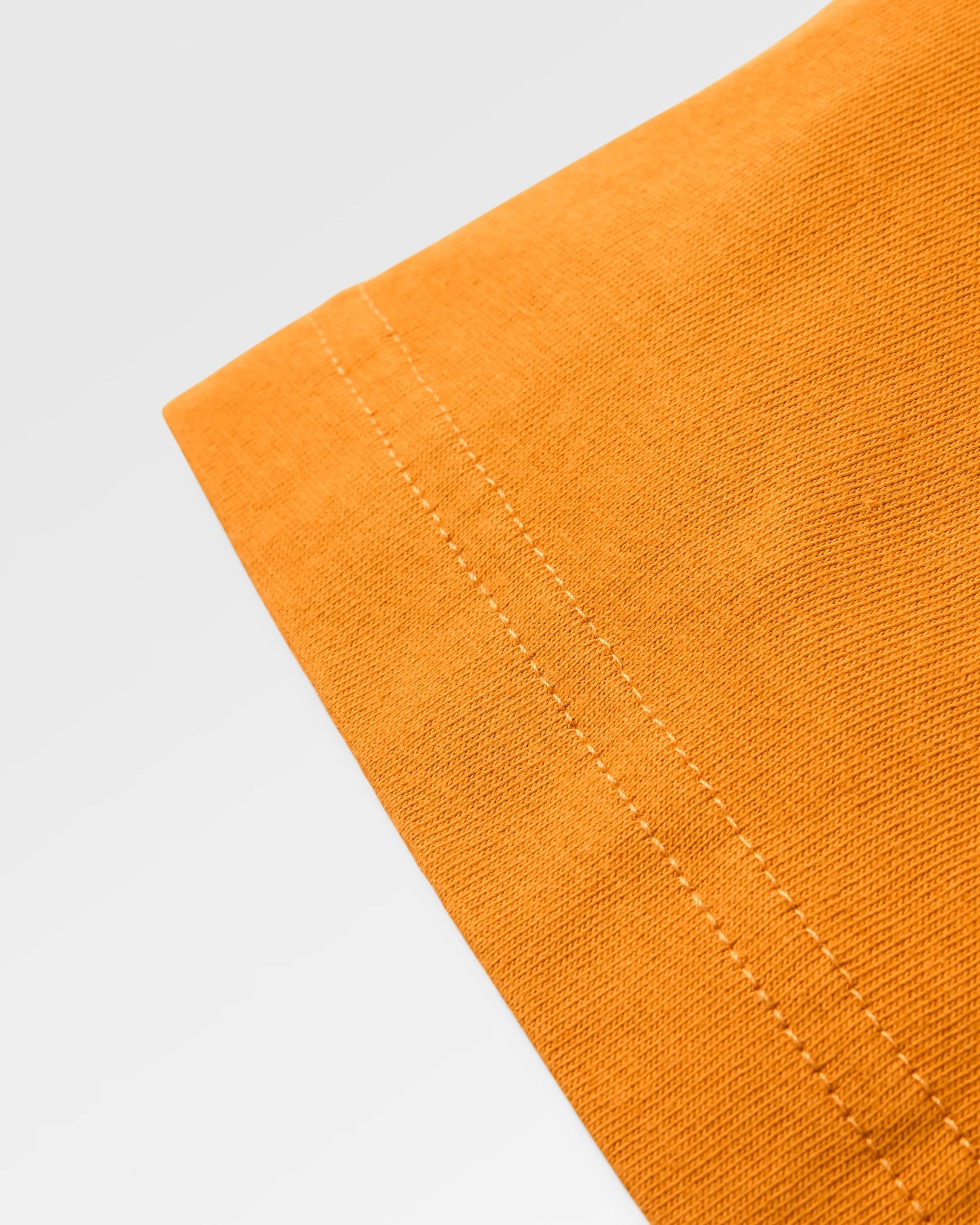 Travel Pocket Relaxed Fit T-Shirt - Retro Orange - Flatlay