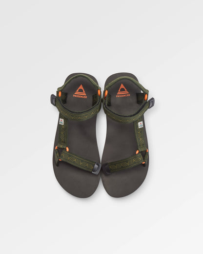 Monterey Sandal - Khaki - Flatlay