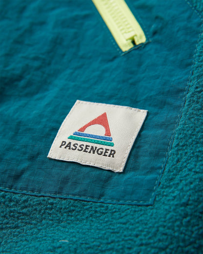 Navegado Recycled Soft-Touch Sherpa Fleece - Alpine Camo Rain Forest - Flatlay