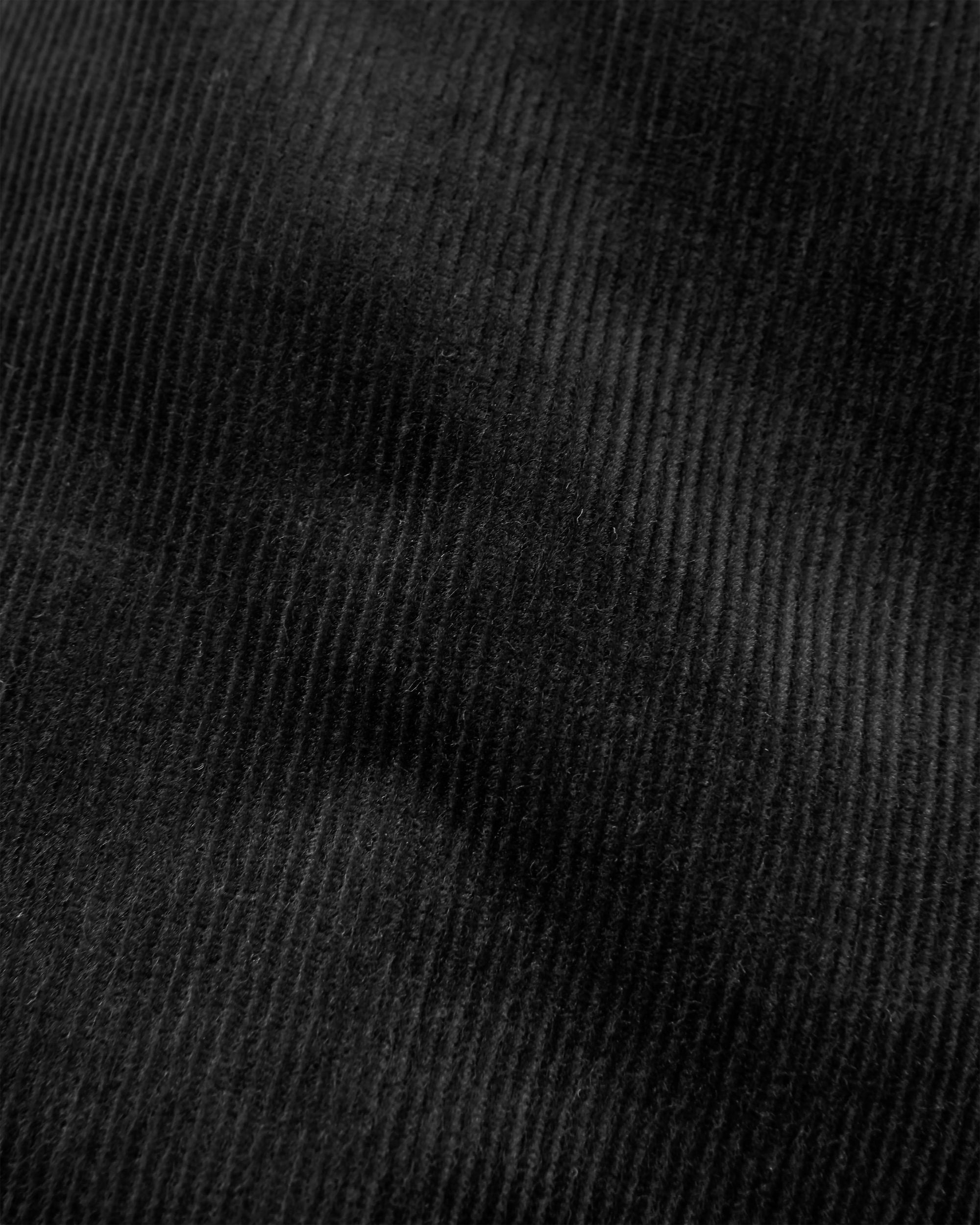 Compass Recycled Corduroy Trouser - Black - Flatlay