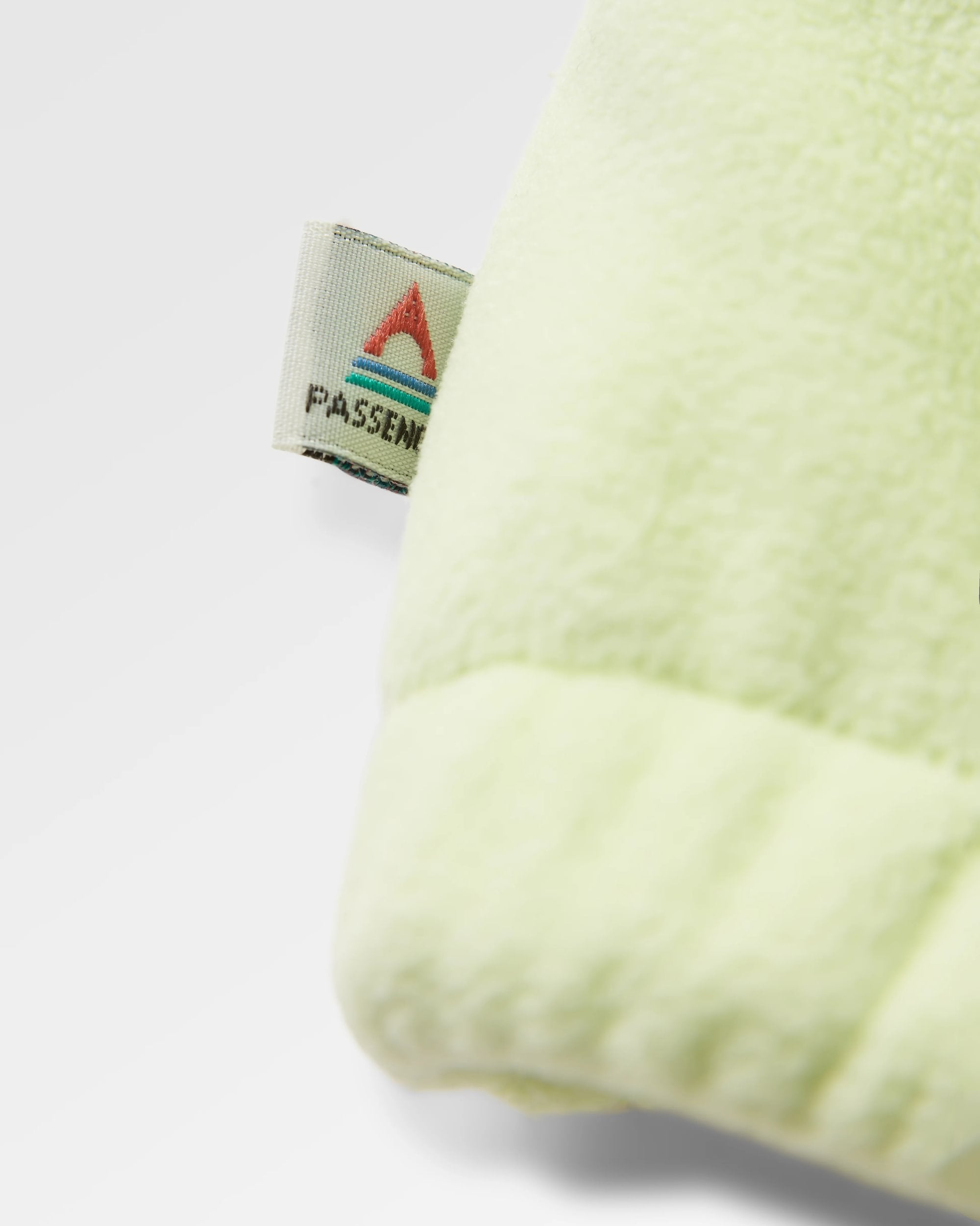 Ayla Recycled Micro Polartec® Fleece - Soft Lime Juice - Flatlay