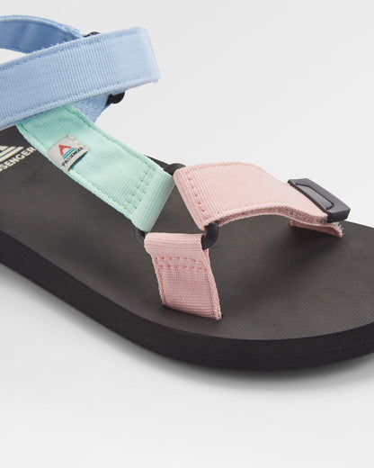 Venice Sandal - Ice Blue Multi - Flatlay
