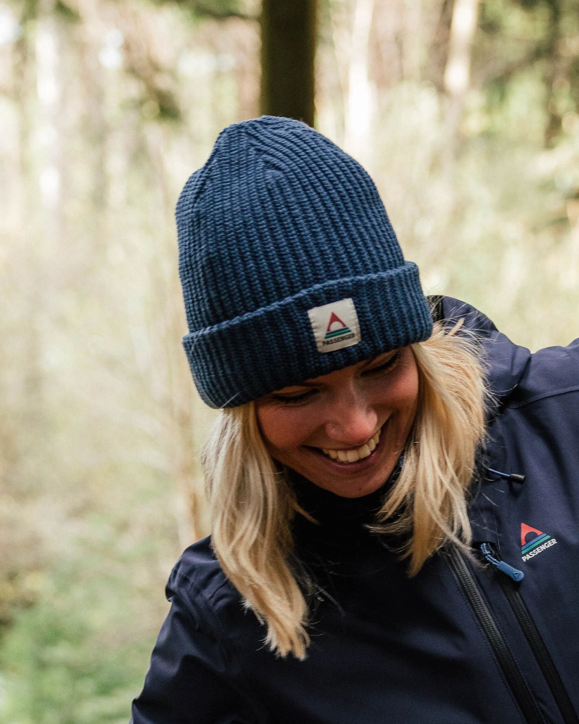 Beechwood Fleece Lined Recycled Beanie - Tidal Blue - Lifestyle - Female