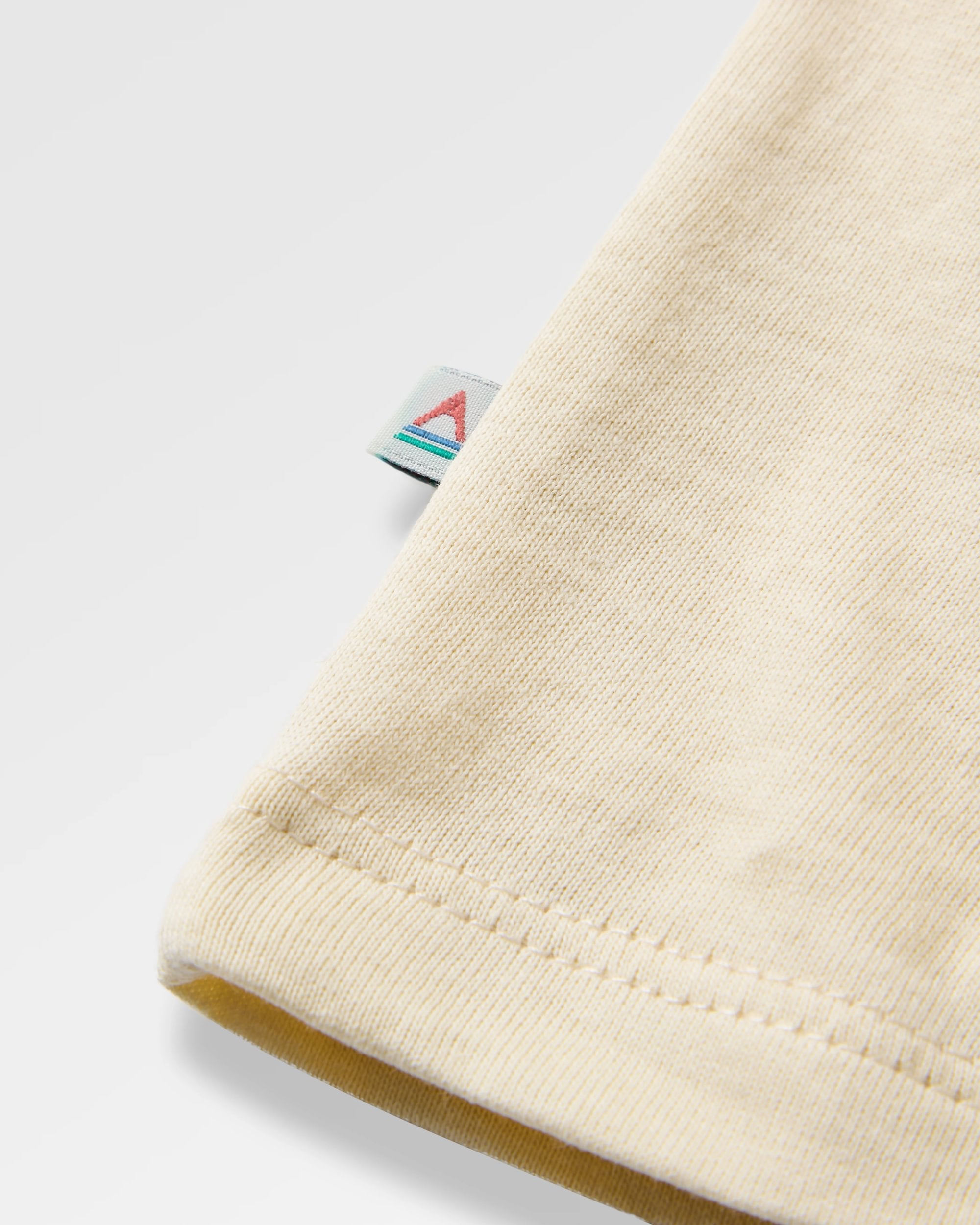 Patches Recycled Cotton T-Shirt - Birch - Flatlay