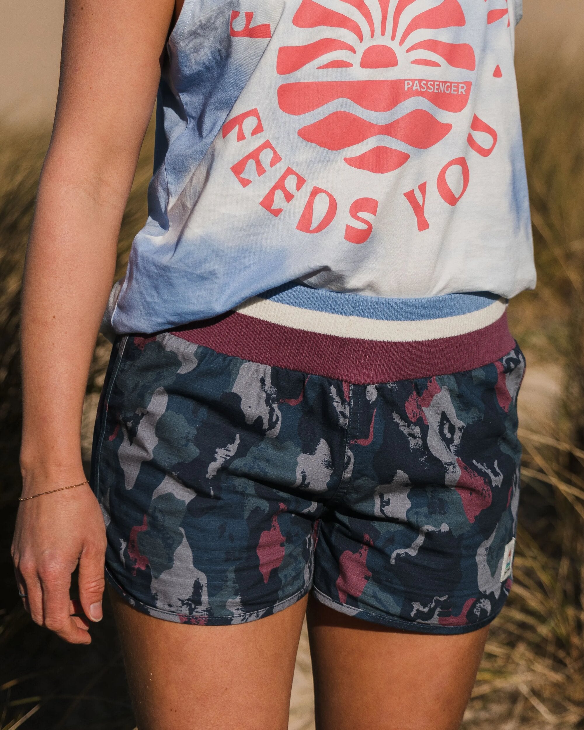 Explore All Purpose Short - Sycamore Camo - Lifestyle