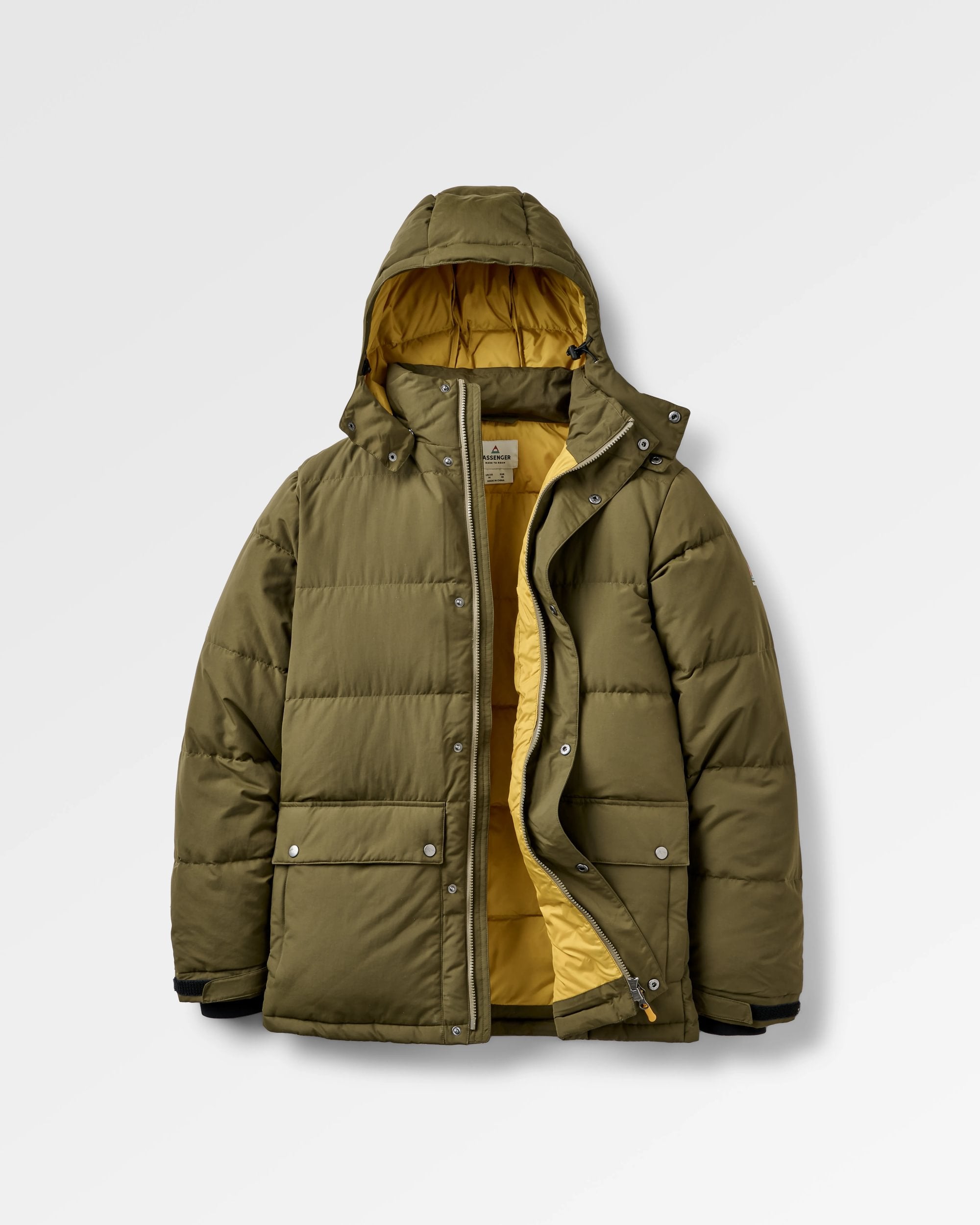 Grounded Down Jacket Dark Olive – Passenger
