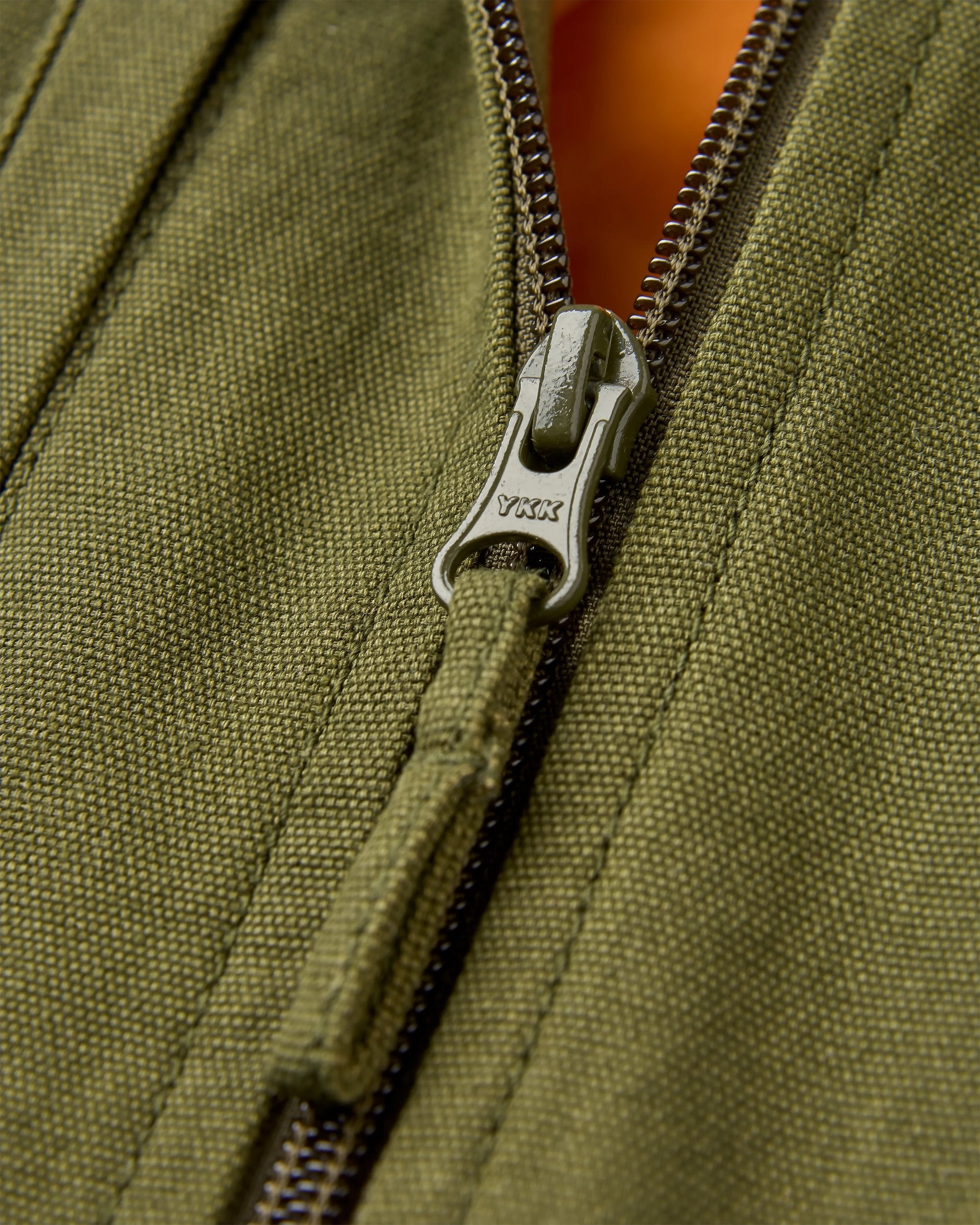 Explorers Organic Cotton Canvas Gilet - Khaki - Flatlay