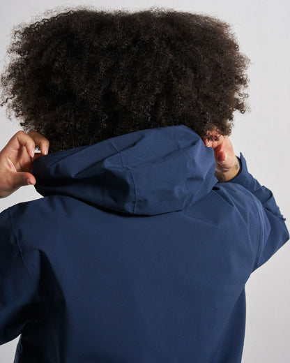Skyline Waterproof Anorak - Rich Navy - Studio Model