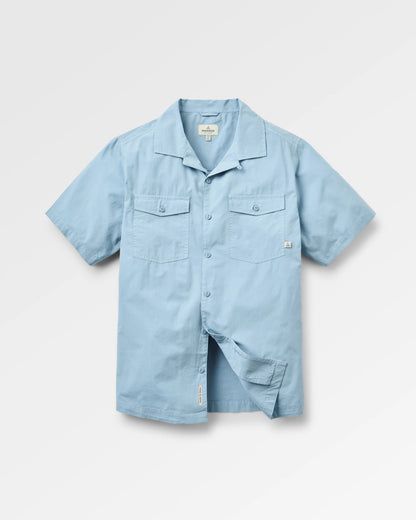 Acreage Shirt - Faded Denim - Flatlay