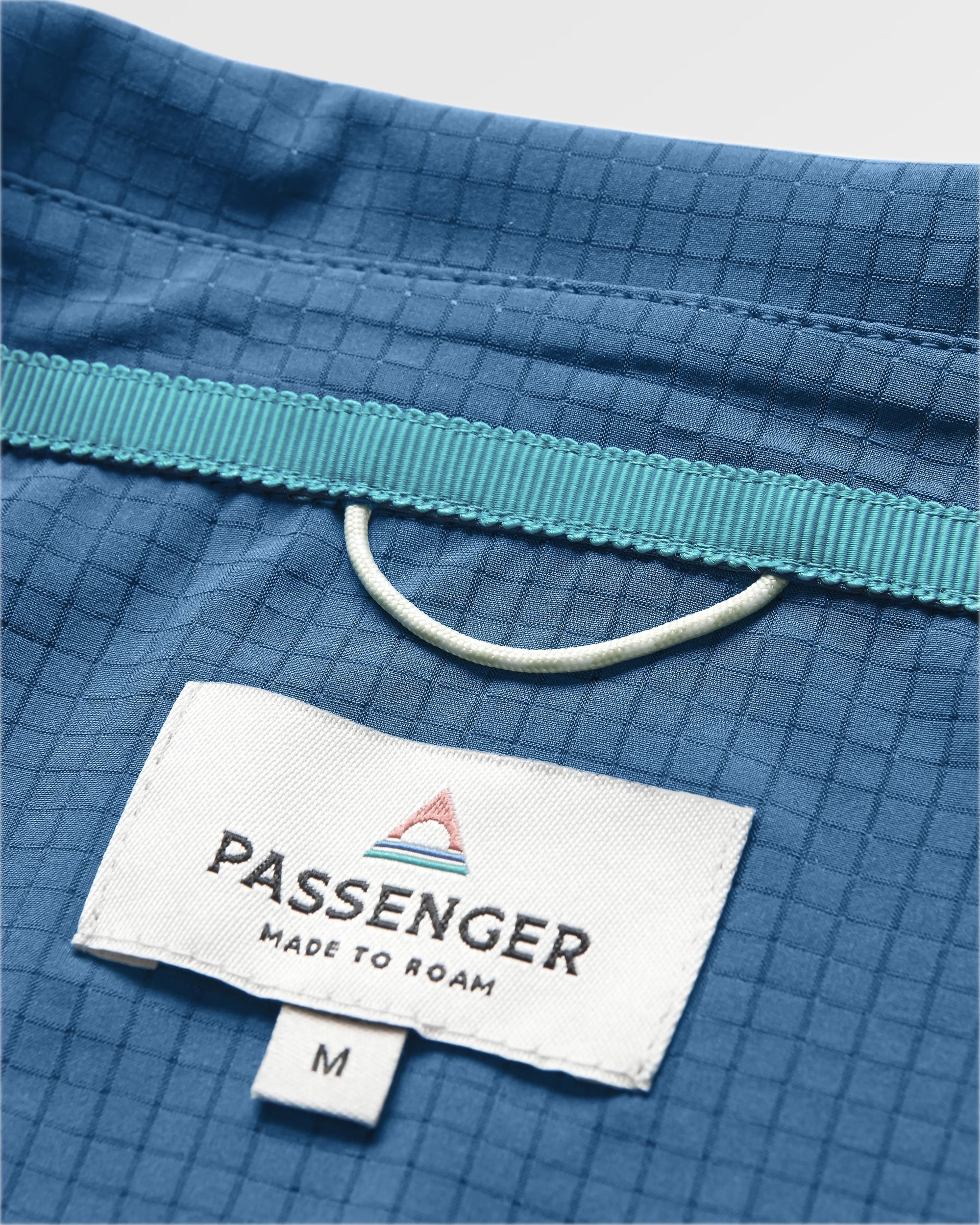 Sundowner Stretch Short Sleeve Shirt - Tidal Blue - Flatlay