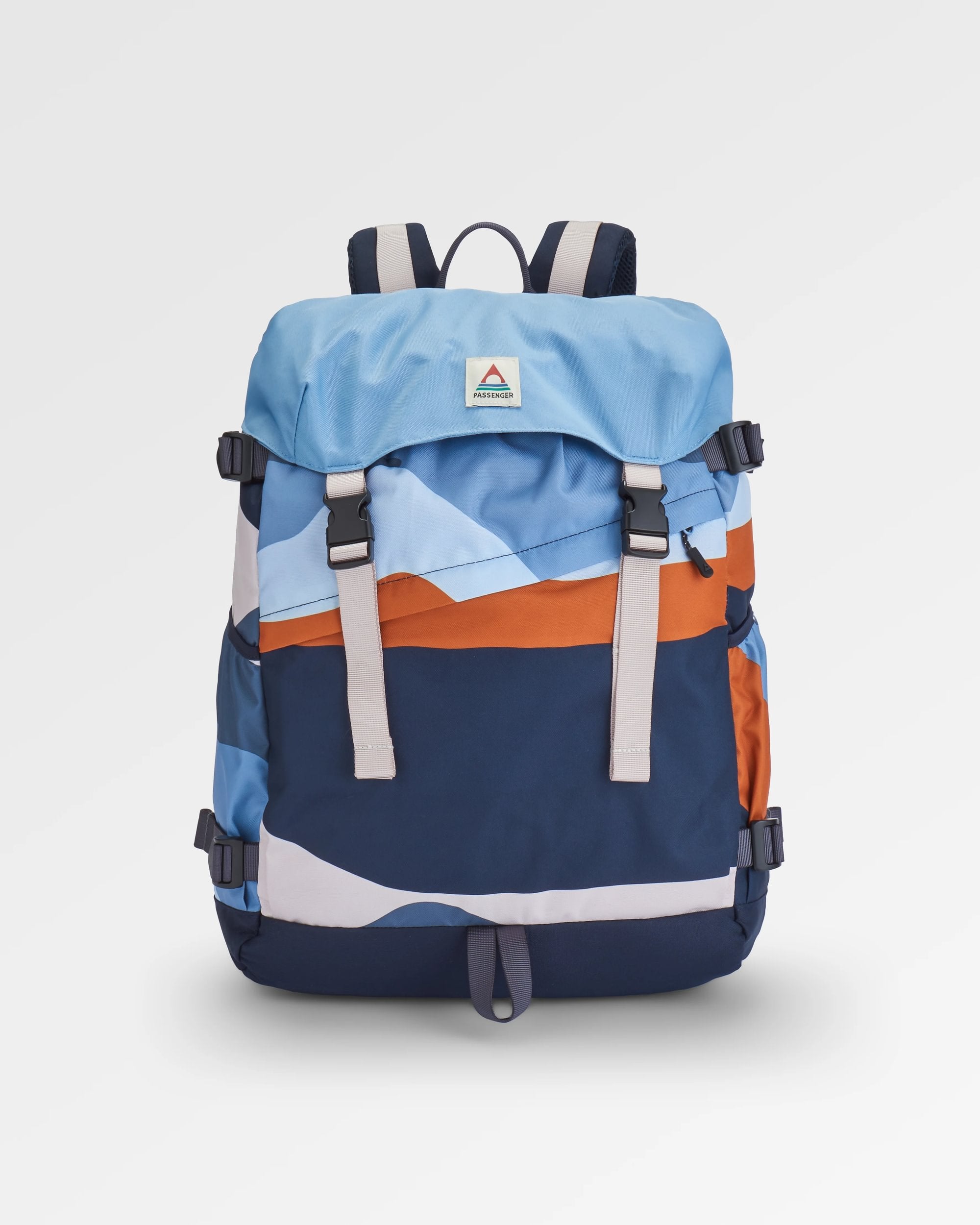 Boondocker Recycled 32L Backpack - Scenic Faded Denim - Flatlay
