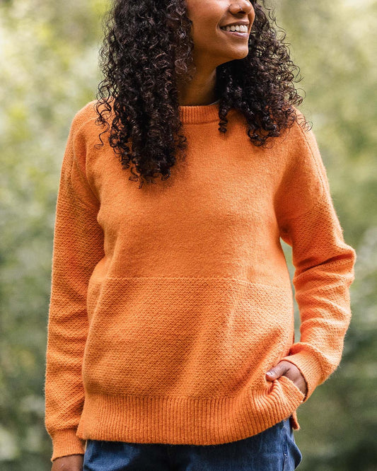Cove Recycled Knitted Jumper - Apricot