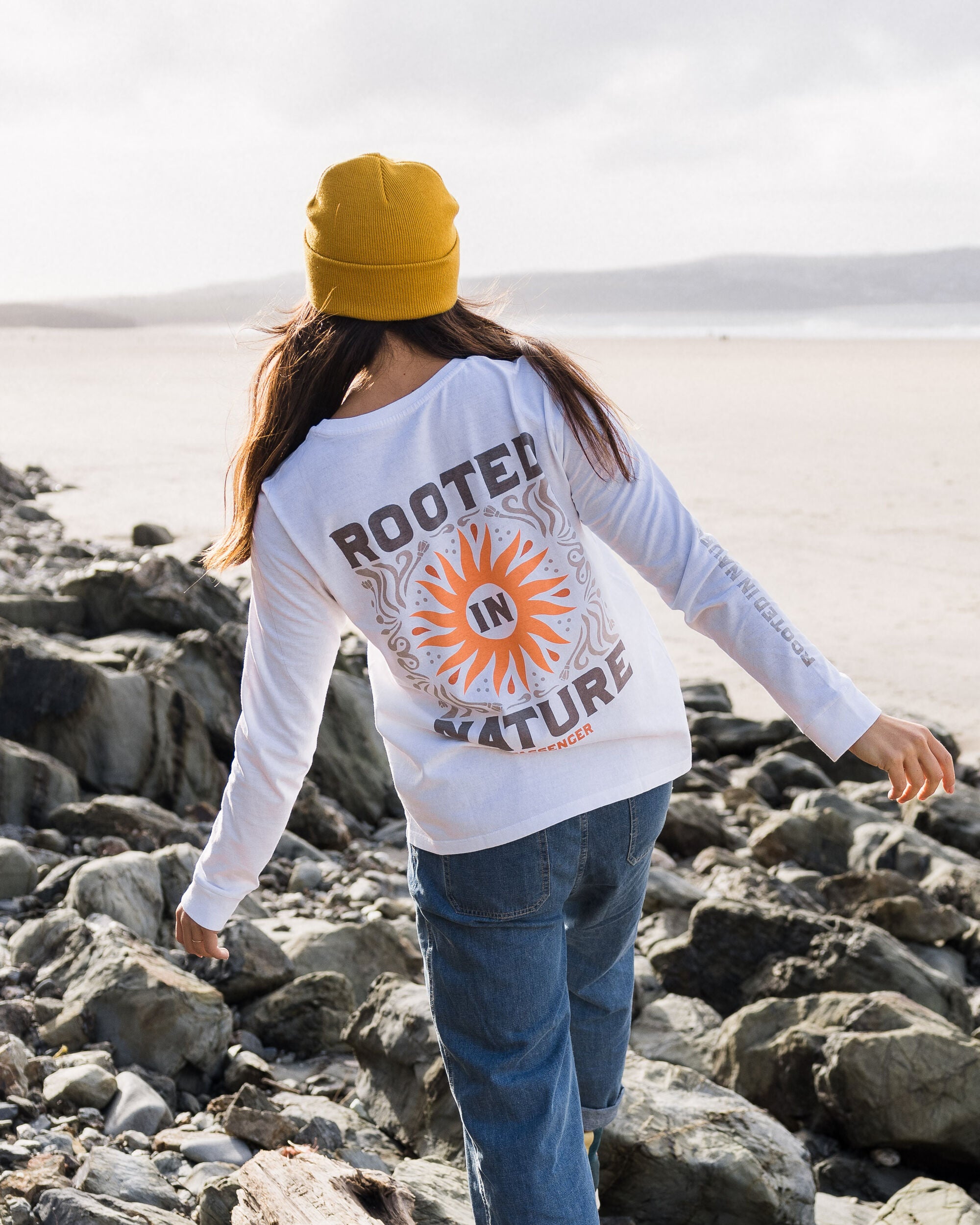 Rooted In Nature LS T-Shirt - White - Lifestyle - Female
