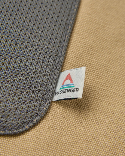 Explorers Organic Cotton Canvas Gilet - Stone - Flatlay