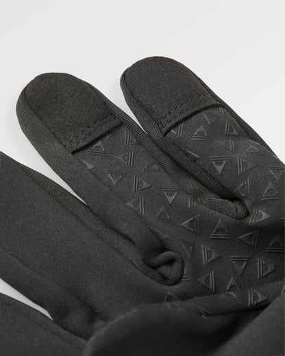 Jacks 2.0 Recycled Touch Screen Gloves - Black - Flatlay