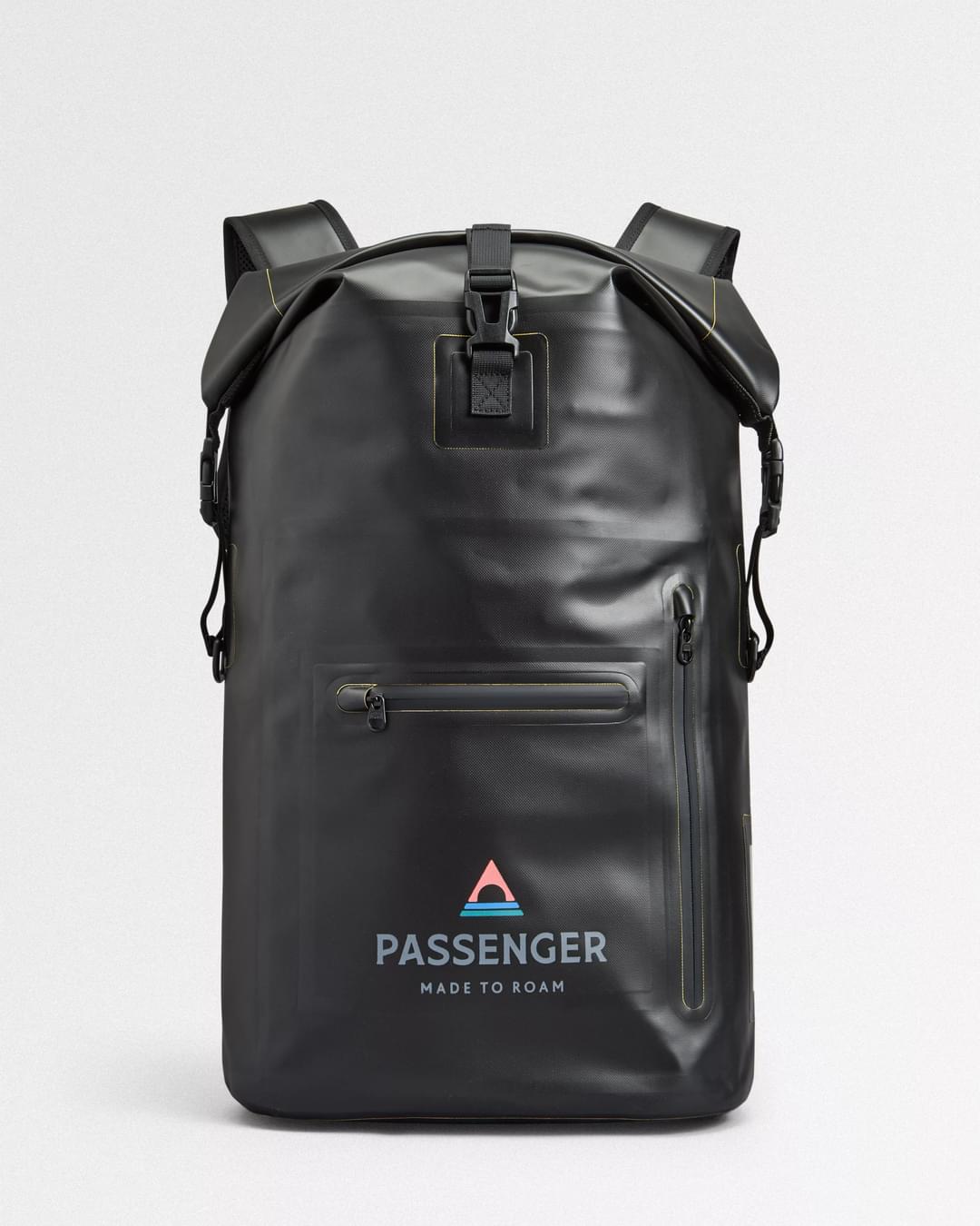 Tide 25L Recycled Dry Bag Backpack Black – Passenger