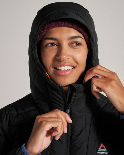 Northstar Down Recycled Jacket - Black - Studio Model