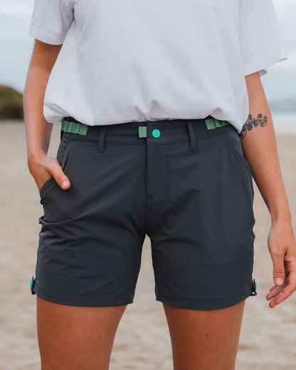 365 Trail Roll Up Short - Charcoal - Lifestyle