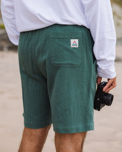 Drifter Cotton Linen Blend Short - Deep Ocean - Lifestyle