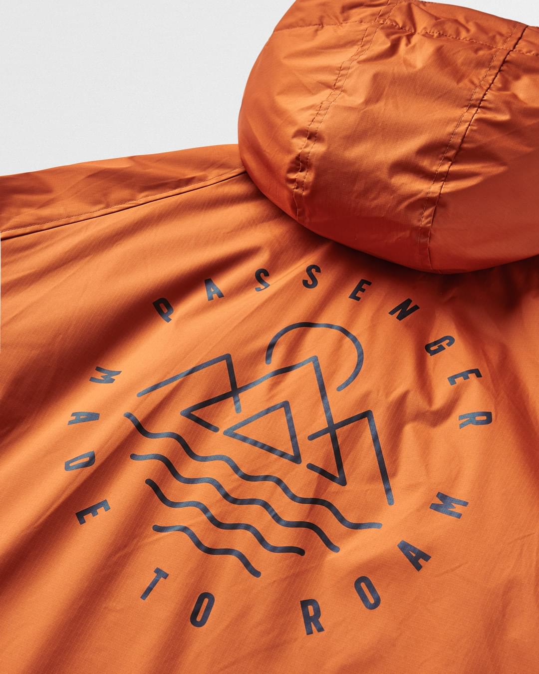 Escapism Recycled Sherpa Lined Changing Robe - Rust - Flatlay