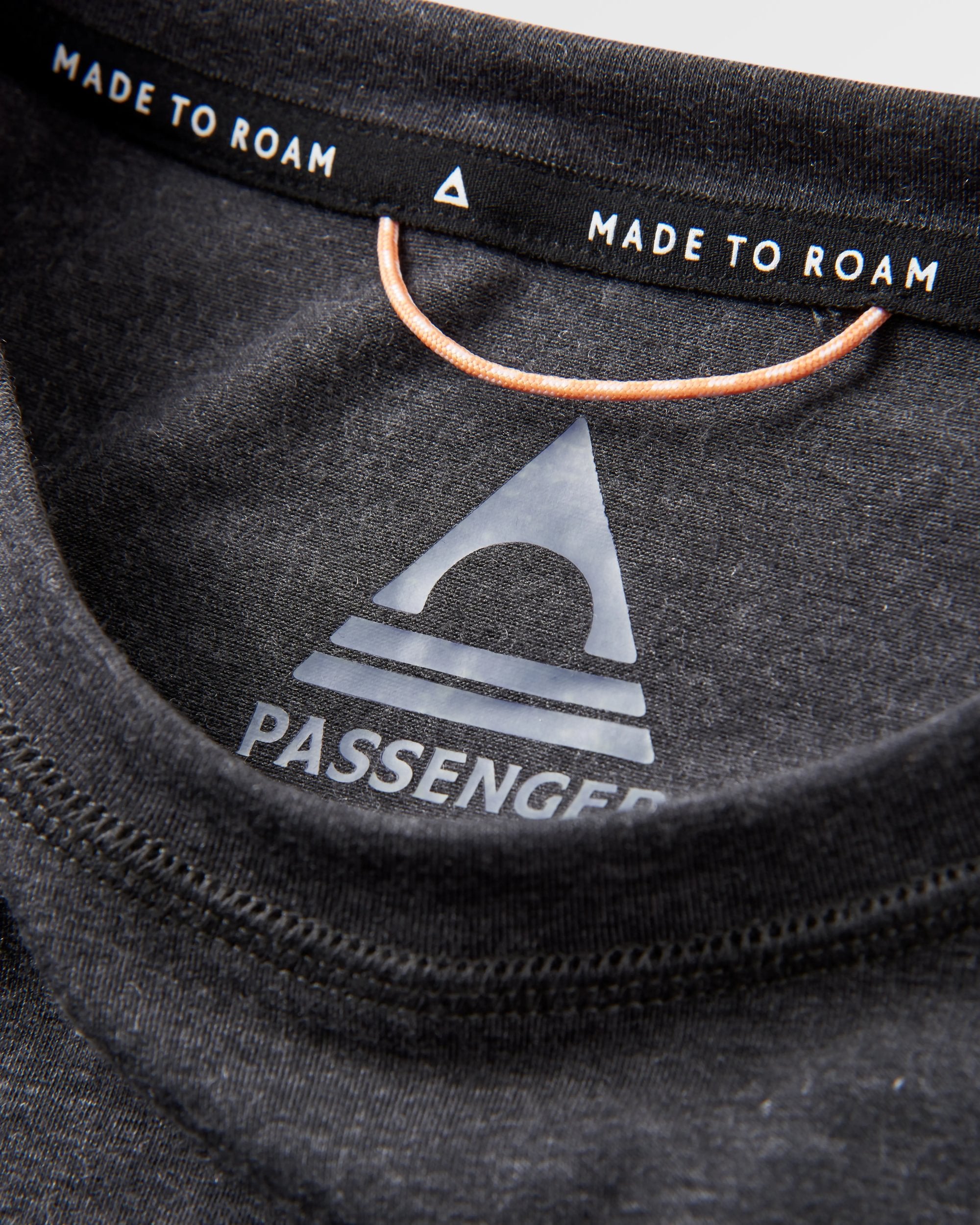 Kirkwood Textured Active T-Shirt - Black - Flatlay