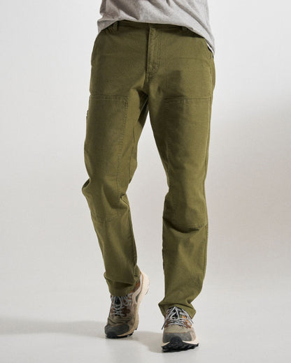 Vantage Organic Cotton Trouser - Khaki - Studio Model