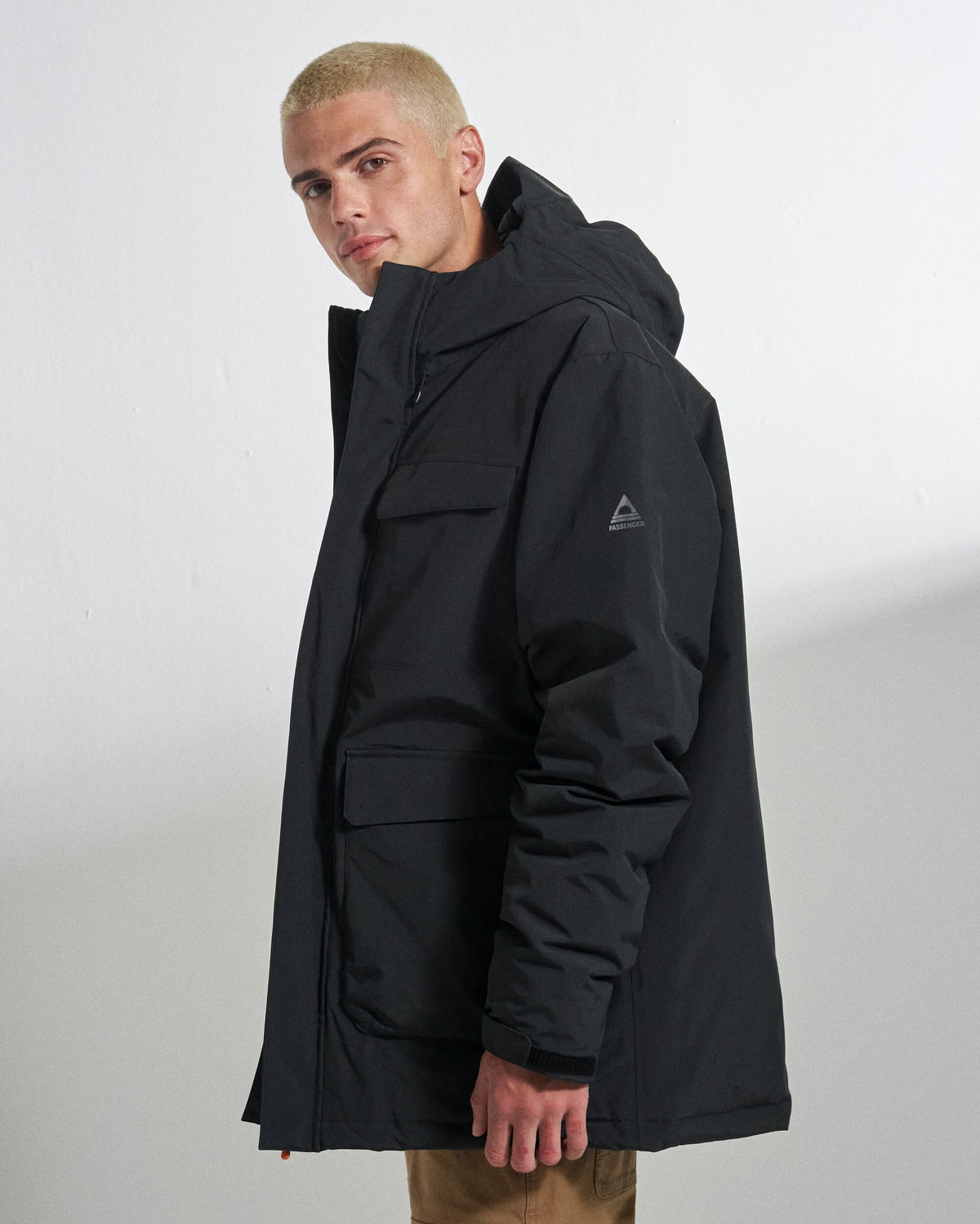 Explorer Waterproof Down Parka - Black - Studio Model