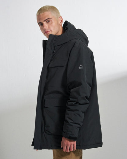 Explorer Waterproof Down Parka - Black - Studio Model
